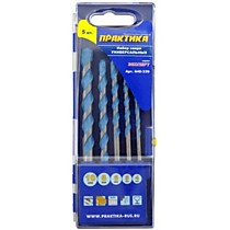 Набор сверл универсальных ПРАКТИКА "Эксперт", 5 шт. 4,5,6,8,10 мм 640-339